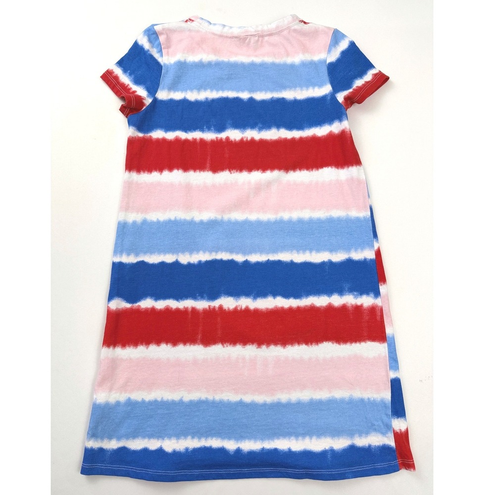 Tommy Hilfiger T-Shirt‎ Dress Striped Casual Comfy Red White Blue Large